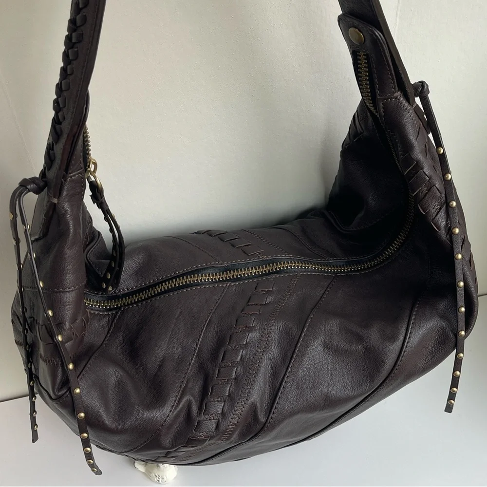 orYANY Tori Washed Lamb Leather Hobo Bag